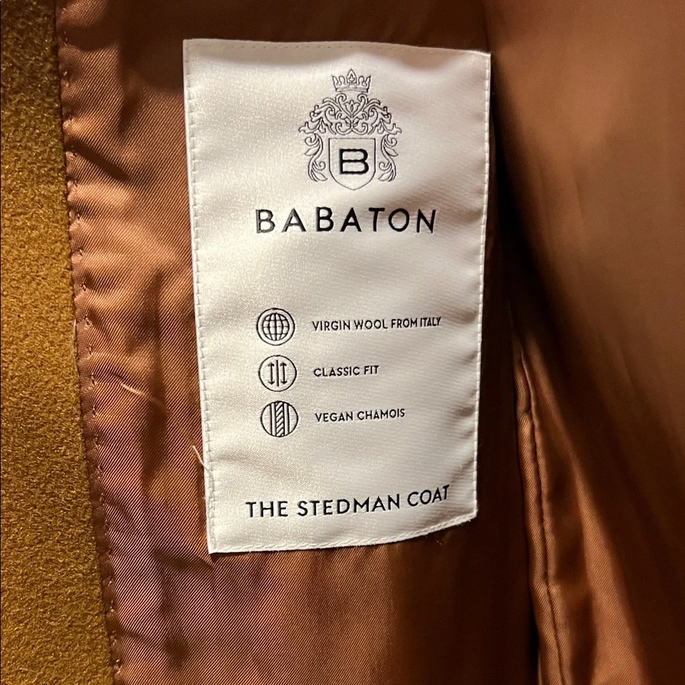 Aritzia Babaton Brown Stedman Coat - Picture 6 of 8